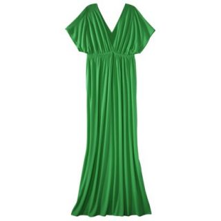 Merona Petites Short Sleeve Maxi Dress   Green MP