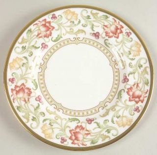 Royal Doulton Lichfield Salad Plate, Fine China Dinnerware   Bone China, Green,B