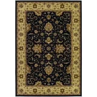 Izmir Floral Bijar/ Black Area Rug (710 X 112) (BlackSecondary colors Burgundy, gold, green, grey, ivory and red Pattern FloralTip We recommend the use of a non skid pad to keep the rug in place on smooth surfaces.All rug sizes are approximate. Due to 