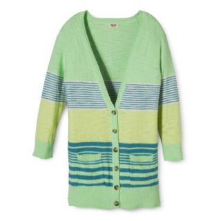 Mossimo Supply Co. Juniors Boyfriend Cardigan   Green L(11 13)