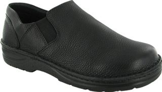Mens Naot Eiger   Textured Black Leather Orthotic Shoes