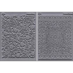 Flourish Garden Glory And Persian Carpet Stamp Set (pack Of 2)