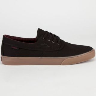 Camby Mens Shoes Black/Gum In Sizes 10.5, 12, 10, 8, 11, 9, 9.5, 8.5, 13