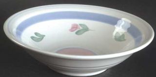 International Capri Coupe Cereal Bowl, Fine China Dinnerware   Pink Flowers, Pin