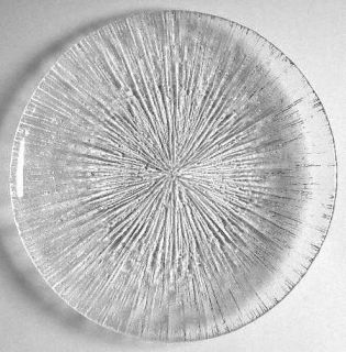 Sasaki Rain Glass 7 Salad Plate   Textured Lines, Serveware, Clear