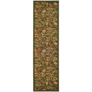 Lyndhurst Collection Floral Sage Runner (23 X 12) (GreenPattern FloralMeasures 0.375 inch thickTip We recommend the use of a non skid pad to keep the rug in place on smooth surfaces.All rug sizes are approximate. Due to the difference of monitor colors,