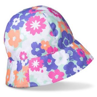 Circo Infant Toddler Girls Floral Bucket Hat   Multi 2T 5T