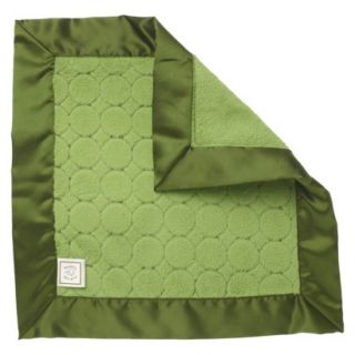 Swaddle Designs Fuzzy Baby Lovie   Pure Green Puff Circles
