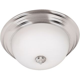 Triomphe One light Flush mount Brushed steel Fixture