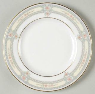 Royal Doulton Chatham Bread & Butter Plate, Fine China Dinnerware   Off White,Gr