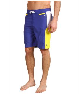 Original Penguin Color Block Boardshort Mens Swimwear (Blue)