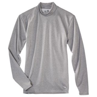 C9 by Champion Mens Mock Neck Compression Shirt   Charcoal Heather S