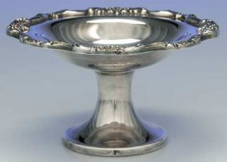 Poole Silver  Lancaster Rose (Silverplate Hollowware) Small Silverplate Compote