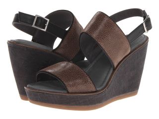 Hush Puppies Cores Sling Womens Wedge Shoes (Black)