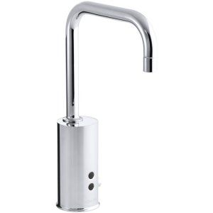 Kohler K 13473 CP Universal Gooseneck Touchless Deck Mount Faucet