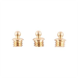 Sight Beads   Brass Skirted Bead, 1/16 3 56 Tpi, Gold, 3 Pak