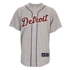 Detroit Tigers Majestic MLB Blank Replica Jersey