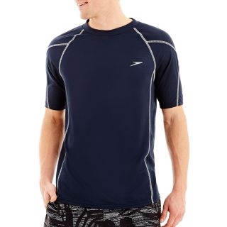 Speedo Swim Tees Rash Guard, New Navy