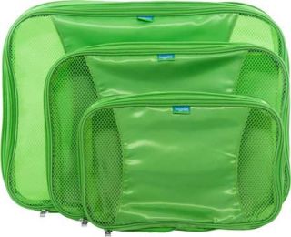 Womens baggallini CMP805 Compression Packing Cubes Set of 3   Lime Toiletry Bag