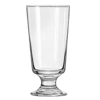 Libbey Embassy Footed Drink Glasses, Hi ball, 10 Oz, 6in Tall