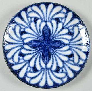 WR Midwinter Blue Palm Salad Plate, Fine China Dinnerware   Blue Design