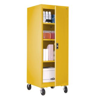 Sandusky Transport 24 Mobile Storage Cabinet TA3R242460 Finish Yellow