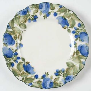 Nikko Flirtatious Salad Plate, Fine China Dinnerware   Finetableware, Blue Flowe