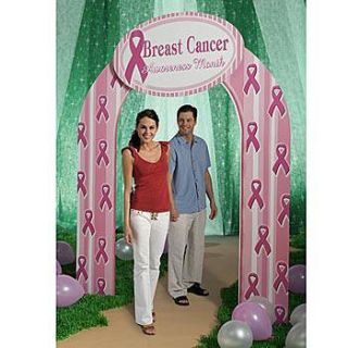 Breast Cancer Pink Ribbon Arch