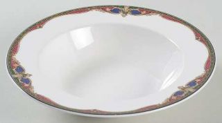 Mikasa Grimaldi Rim Fruit/Dessert (Sauce) Bowl, Fine China Dinnerware   Maxima,G