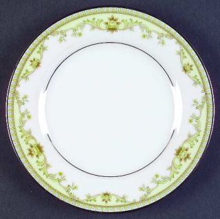 Noritake Raleigh Bread & Butter Plate, Fine China Dinnerware   Yellow Flowers, G