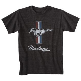 Ford Mustang Mens Graphic Tee   Deep Charcoal Gray S