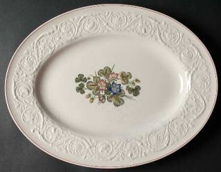 Wedgwood Winchester 16 Oval Serving Platter, Fine China Dinnerware   Patrician,