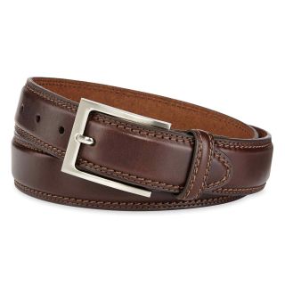 Stafford Leather Belt, Brown, Mens