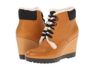 Cole Haan Henson Bootie WP Womens Dress Lace up Boots (Tan)