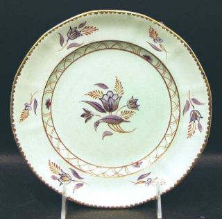 Adams China Regent Salad Plate, Fine China Dinnerware   Calyxware,Purple,Rust&Go