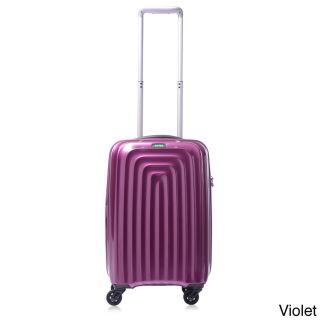 Lojel Wave Polycarbonate 22 inch Small Carry on Upright Spinner Suitcase