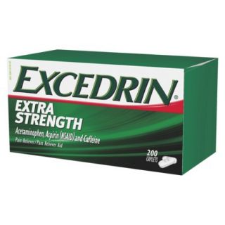 Excedrin Extra Strength Pain Reliever Caplets   200 Caplets