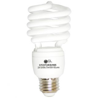 Goodlite G 10851 23 watt Cfl 100 Watt Replacement 1600 lumen T2 Spiral Light Bulb, Cool White 4100k (25 Pk)