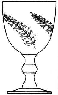 Tiffin Franciscan Corsage Water Goblet   Stem #17394