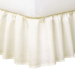 Ruffled 14 Bedskirt   Ivory (Twin)