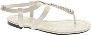 Womens Annie Shiloh   White Patent Ornamented Shoes