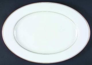 Mikasa Wheaton 15 Oval Serving Platter, Fine China Dinnerware   Bone,White Body
