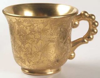 Imperial Glass Ohio Candlewick Gold Encrusted Punch Cup   Stem #3400, Gold Encru