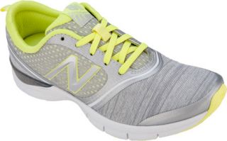 Womens New Balance WX711   Grey/Yellow Lace Up Shoes