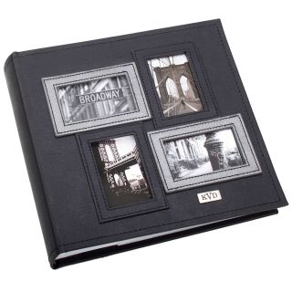 Kleer Vu Black Leatherette 3d Collage Bookbound 160 photos Memo Page 4 X 6 Album (BlackPhoto size 4 inches x 6 inchDimensions 8.75 inches x 9 inches x 2 inches Binding (ring size) Book bound )