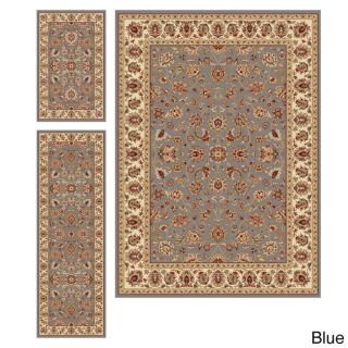 Rhythm 105370 3 piece Traditional Area Rug Set (Varies based on option selectedSecondary Colors Beige, brown, green, blueShape RectangleTip We recommend the use of a non skid pad to keep the rug in place on smooth surfaces.All rug sizes are approximate