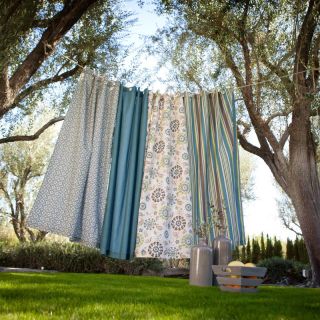 Ulani Outdoor Curtain Panel Ulani Floral   3VOC5484 1922A, 84L x 54W in.
