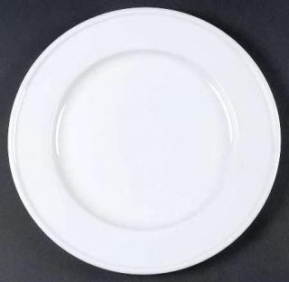 Tabletops Unlimited Cabana White Dinner Plate, Fine China Dinnerware   All White