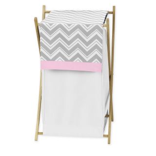 Sweet Jojo Designs Chevron Laundry Hamper (Pink/ grey/ whiteImportedThe digital images we display have the most accurate color possible. However, due to differences in computer monitors, we cannot be responsible for variations in color between the actual 