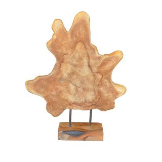 Natura Teakwood Star Tabletop Sculpture